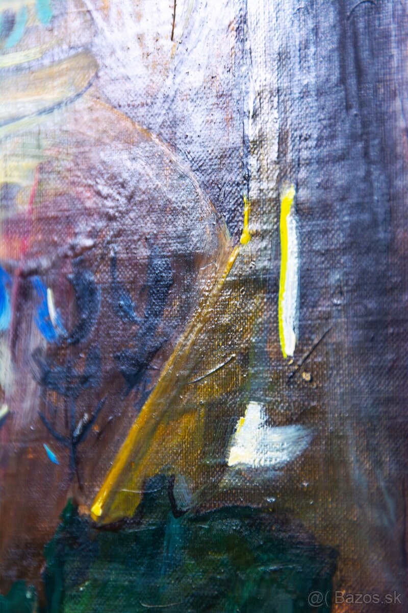 Zátišie I. , G.Siczawiňski, olej na plátne, 850× 750 mm - 6