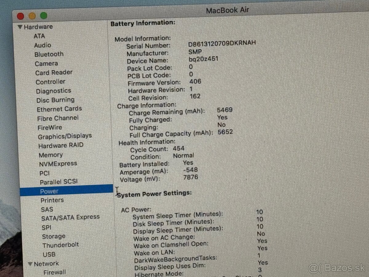 Apple Macbook Air 13" (mid 2011) a1369, i5, 4GB, 128GB - 6