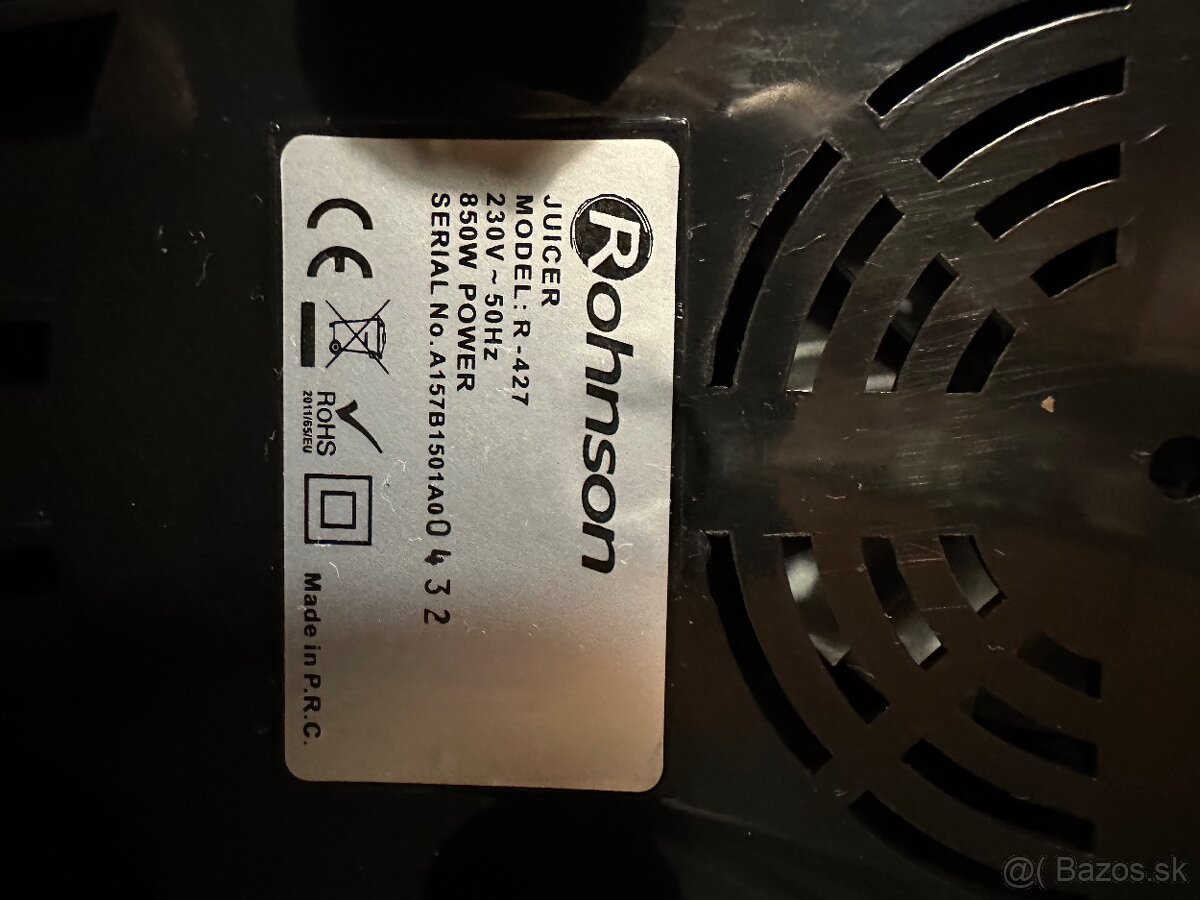 Predam odšťavovač Ronson - 6