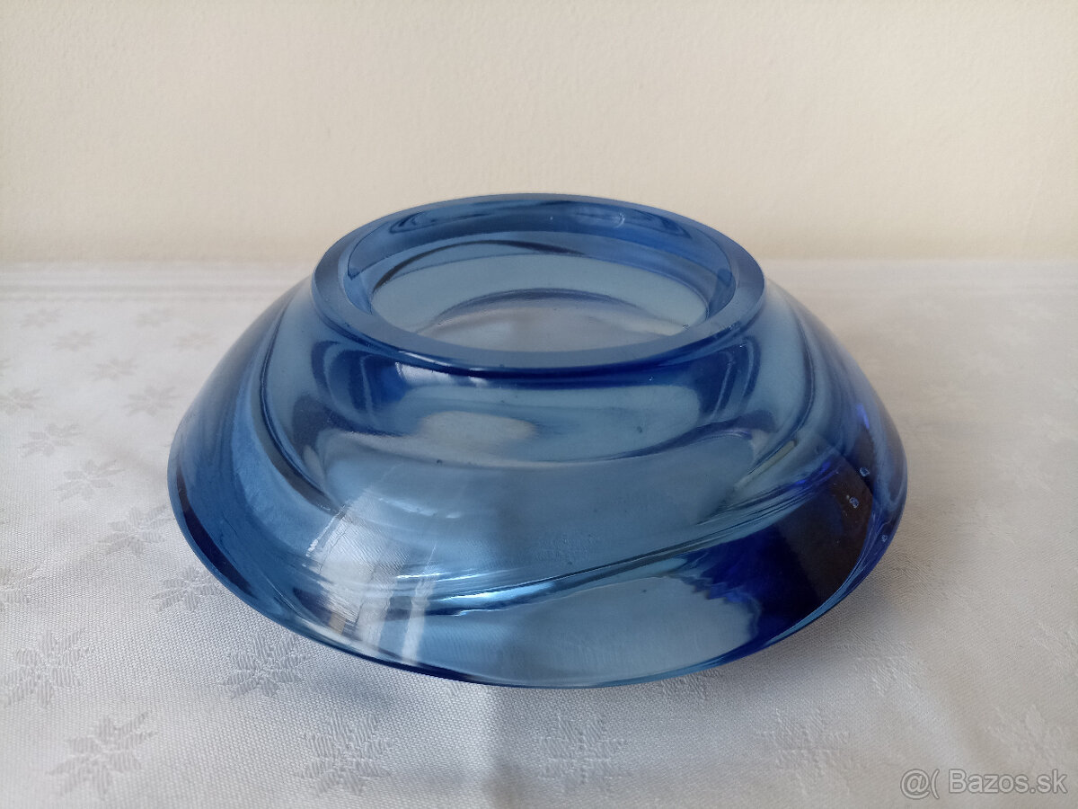 Retro sklenený popolník Jurnikl Rosice, 1962 - 6