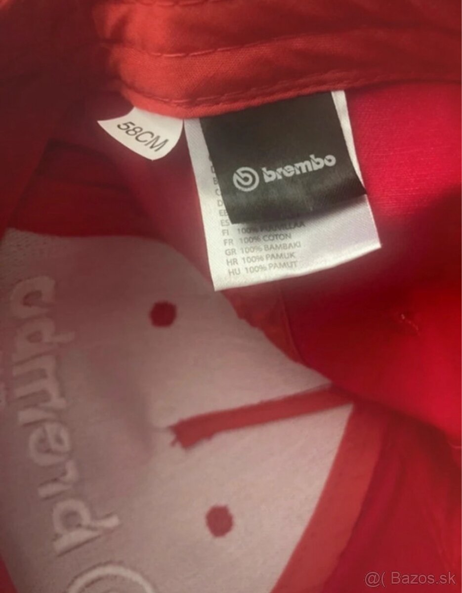 Červená šiltovka Brembo - 6
