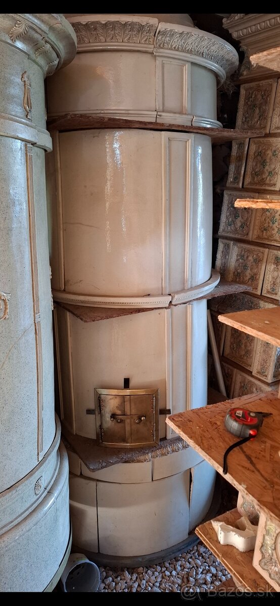 Kachlova pec starozitna - 6