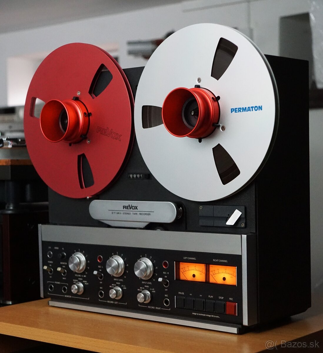 REVOX B 77 MK II HIGH SPEED 2 TRACK 19 & 38 cm/s CCIR / IEC - 6