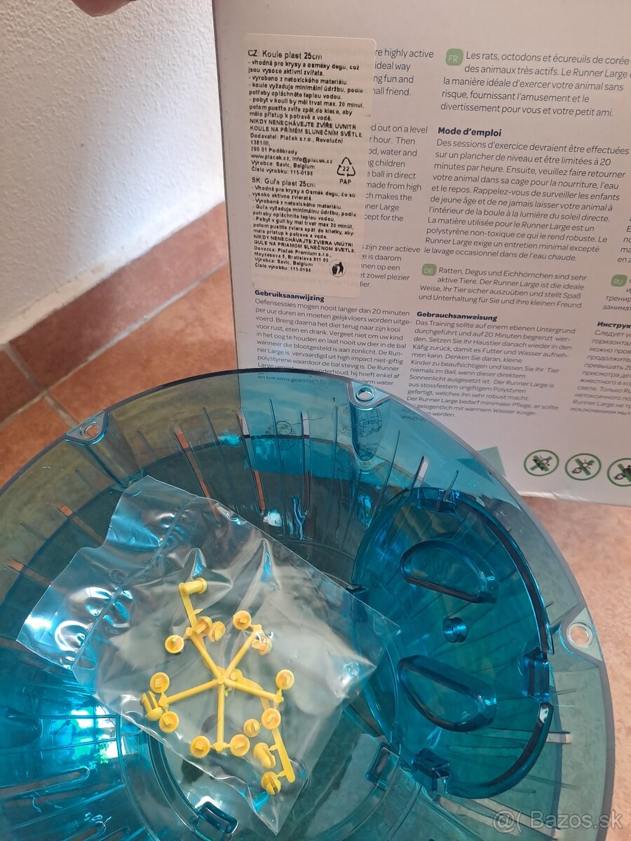 Bežecké koliesko a guľa pre hlodavca - 6