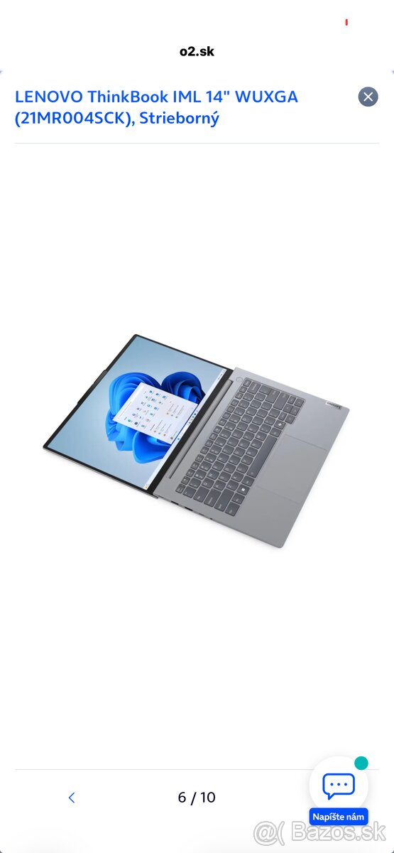 Lenovo ThinkBook IML 14” VUXGA - 6