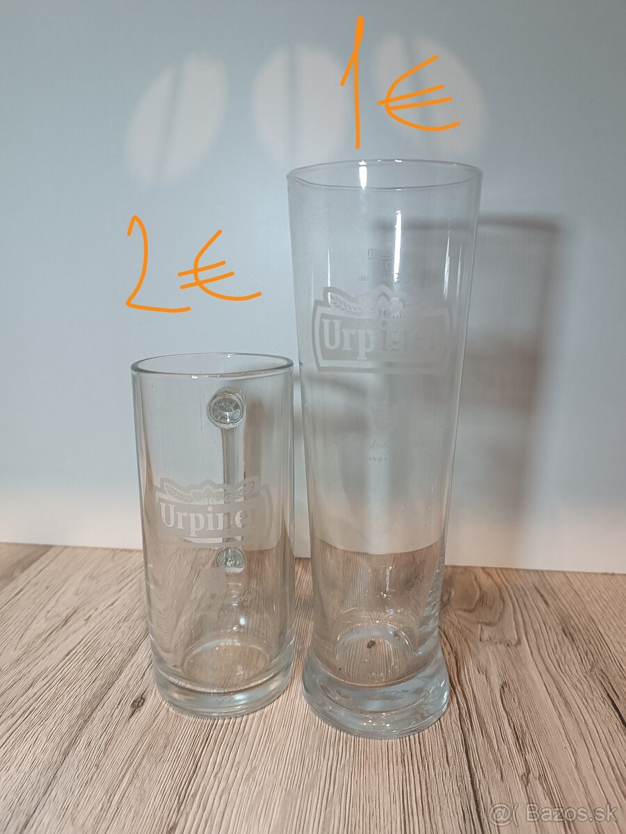 Slovenské pivové poháre 1 - 6