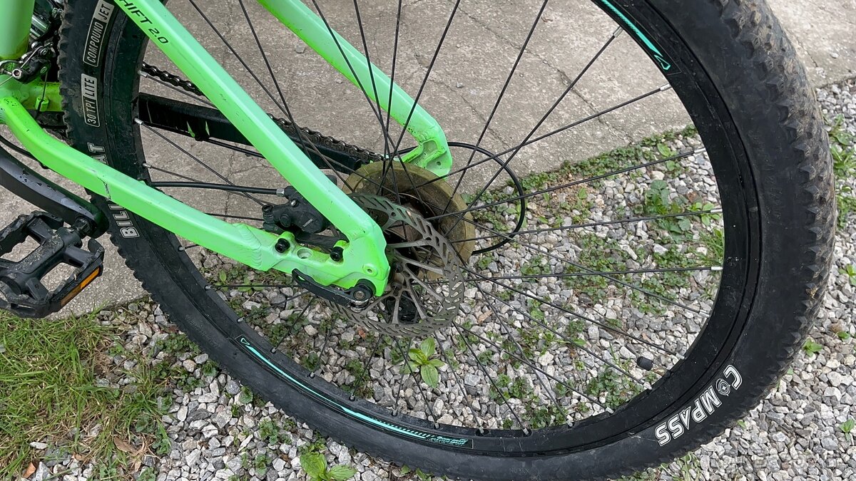 Detský bicikel zelený - 6