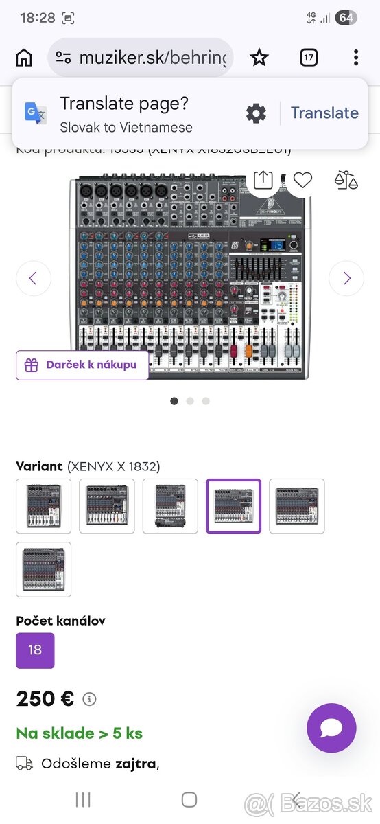 Mixer behringer x1832 USB - 6