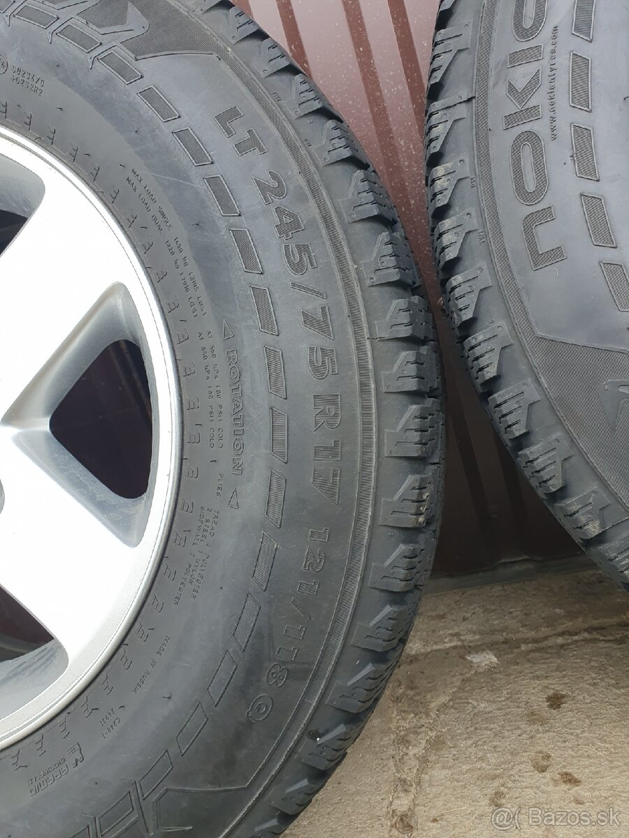 Kolesa ORIGINÁL JEEP 5x127 7,5x17 ET44,45 - 6