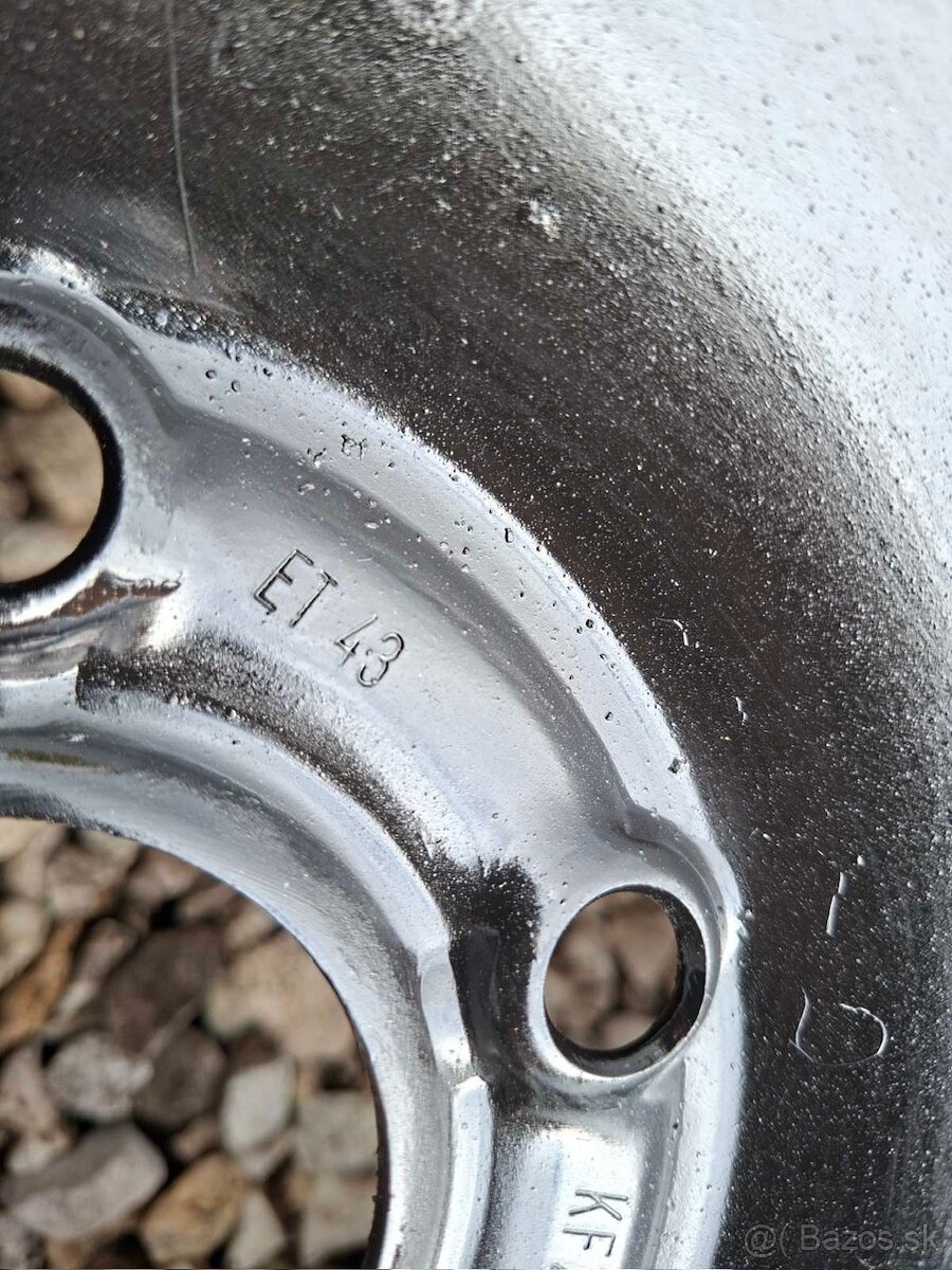 Plechové disky Renault R15, 5x114,3 - 6