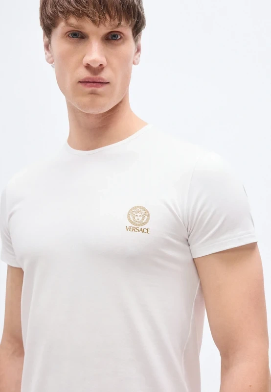 Versace tričko – biela farba, veľkosť L - 6