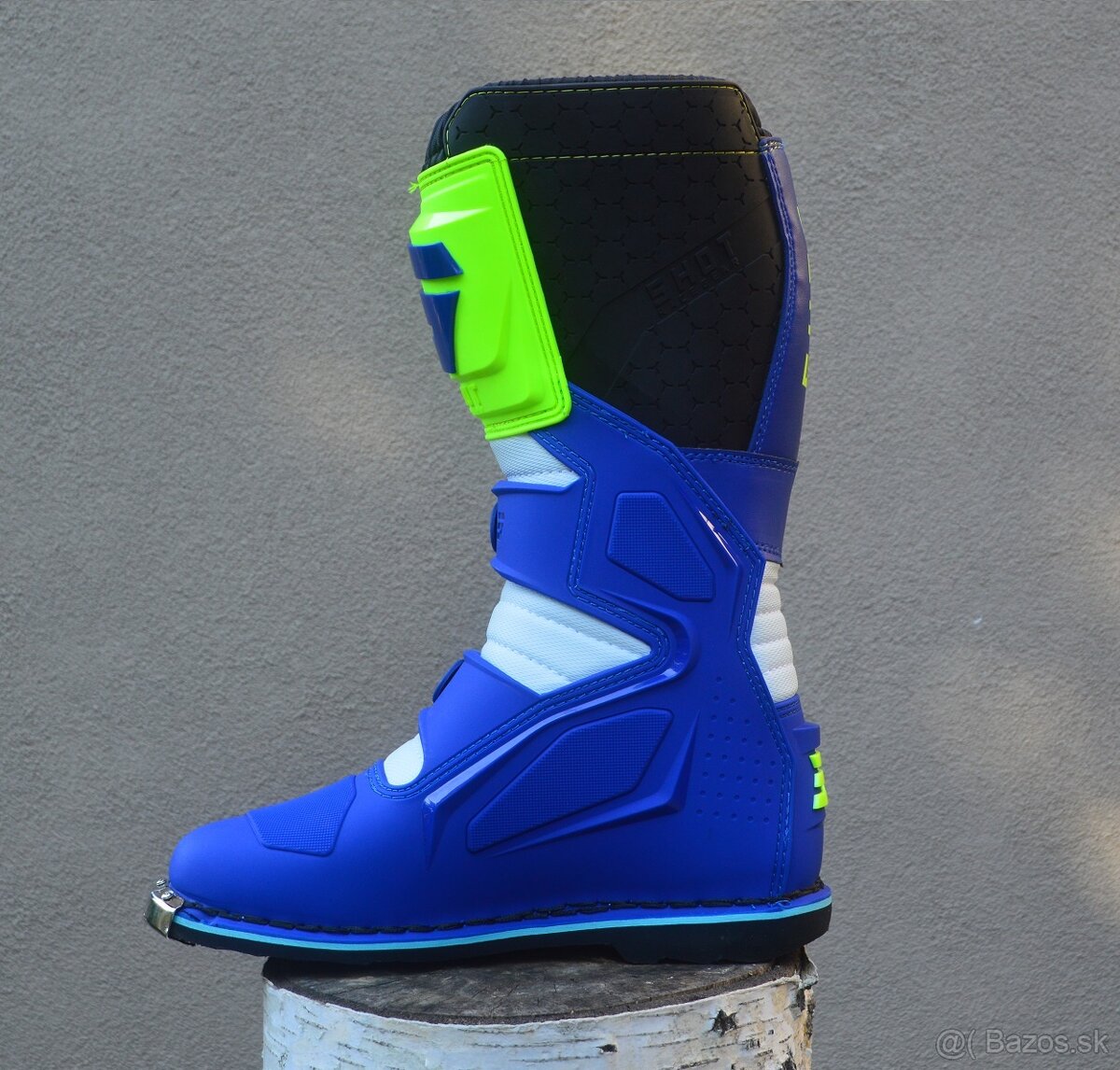 Žlté fluo modré čižmy SHOT - 6