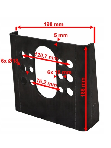 Brzdový valec na prives , vlečka s držiakom - 6