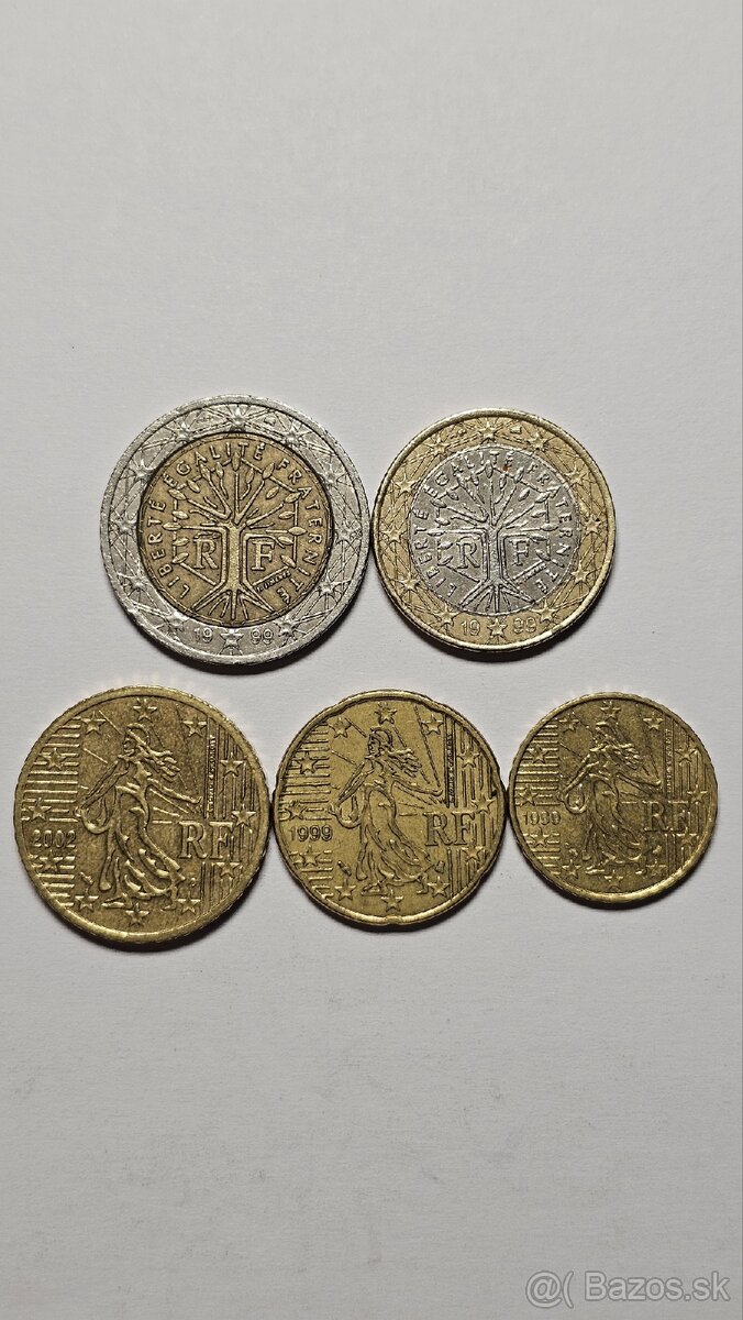 Neúplné sady euromincí z obehu - 6