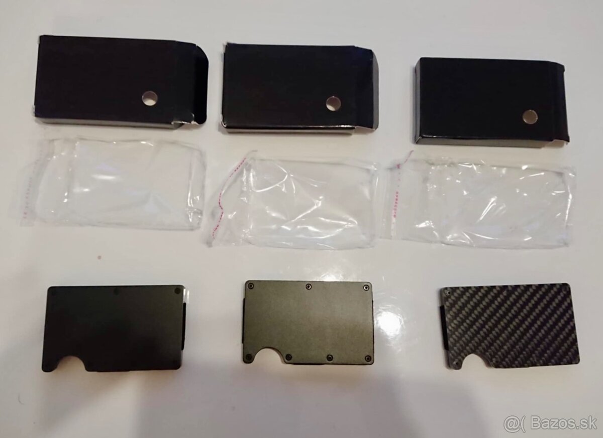 Kovová peňaženka / Slim wallet - 6