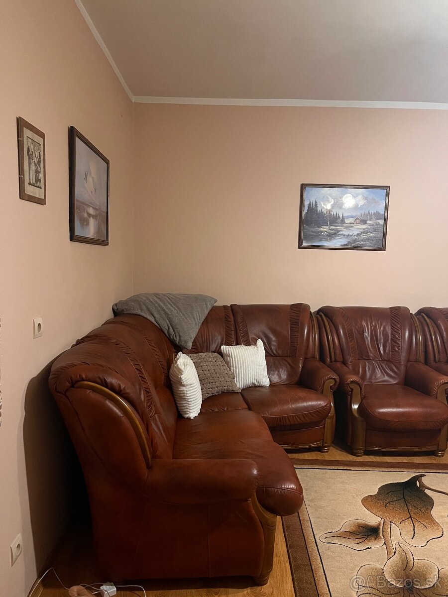 Kožená sedacia súprava - 6