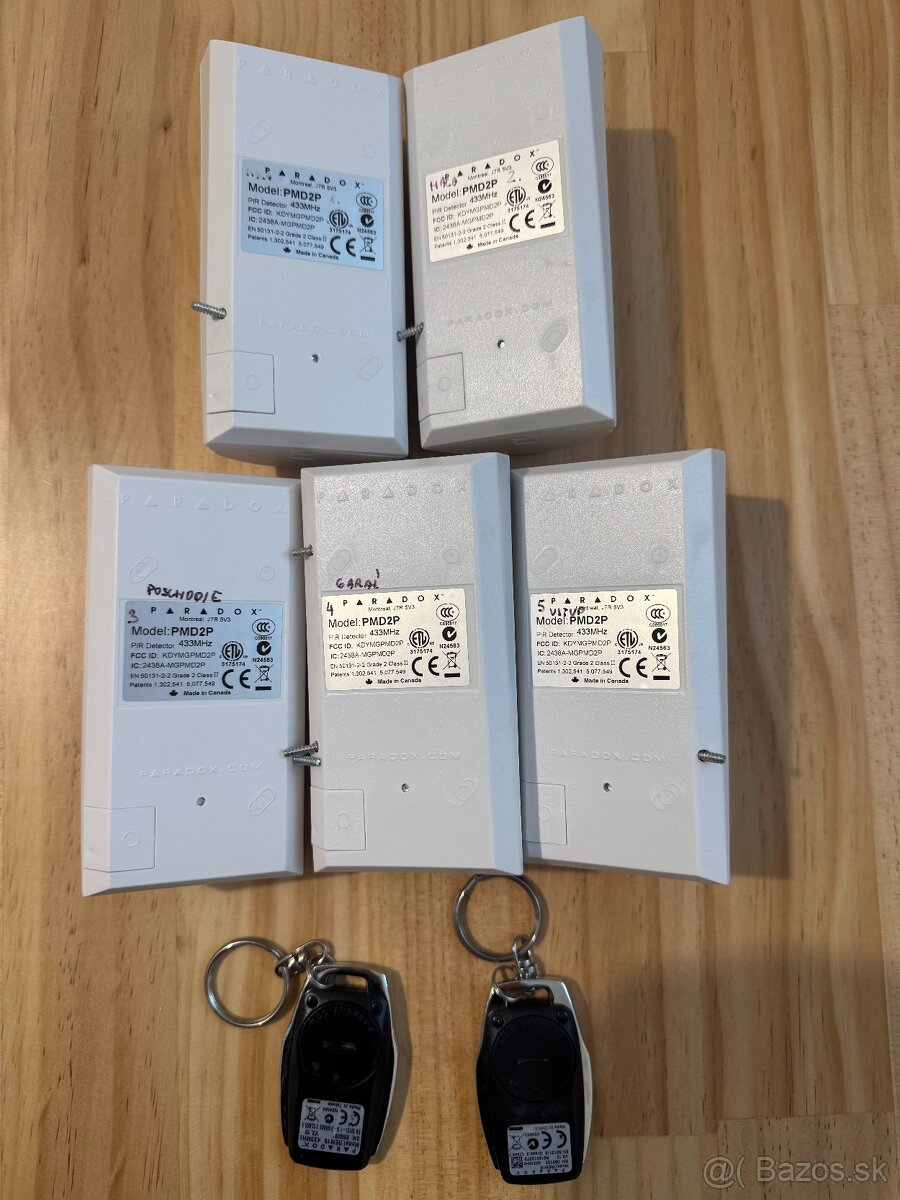 KOMPLET bezdrôtový systém Paradox - 6