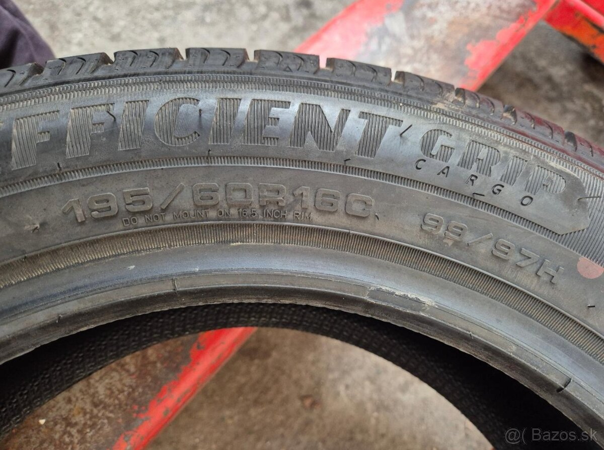 195/60 r16C letné 4ks GOODYEAR - nejazdené - 6