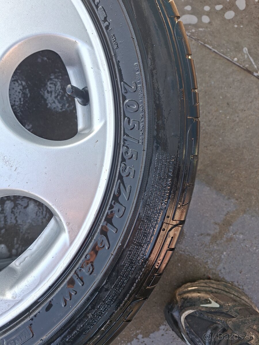 Predám Alu. Disky 5x112 R16 + pneu - 6