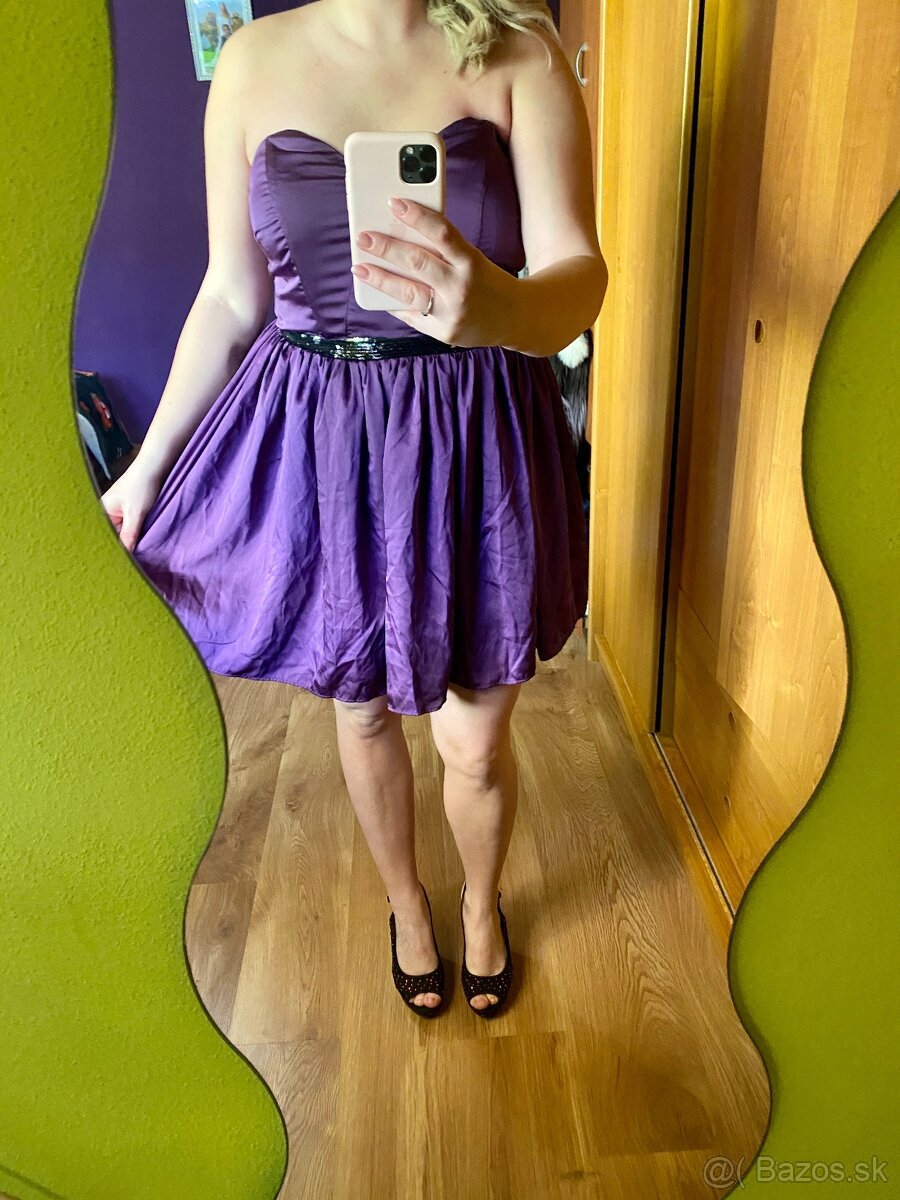 idol london violet damske spolocenske saty - 6