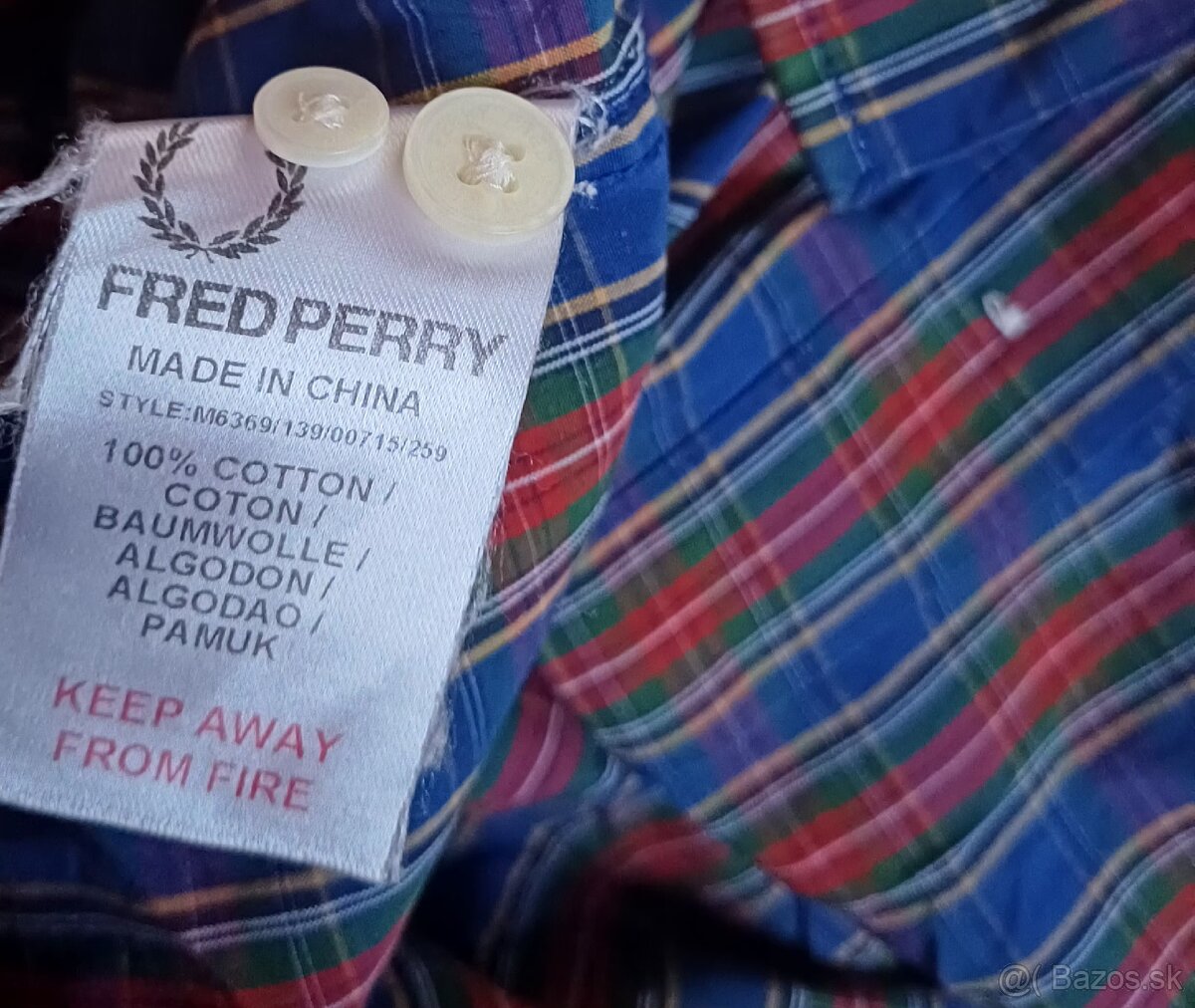 Fred Perry károvaná - 6