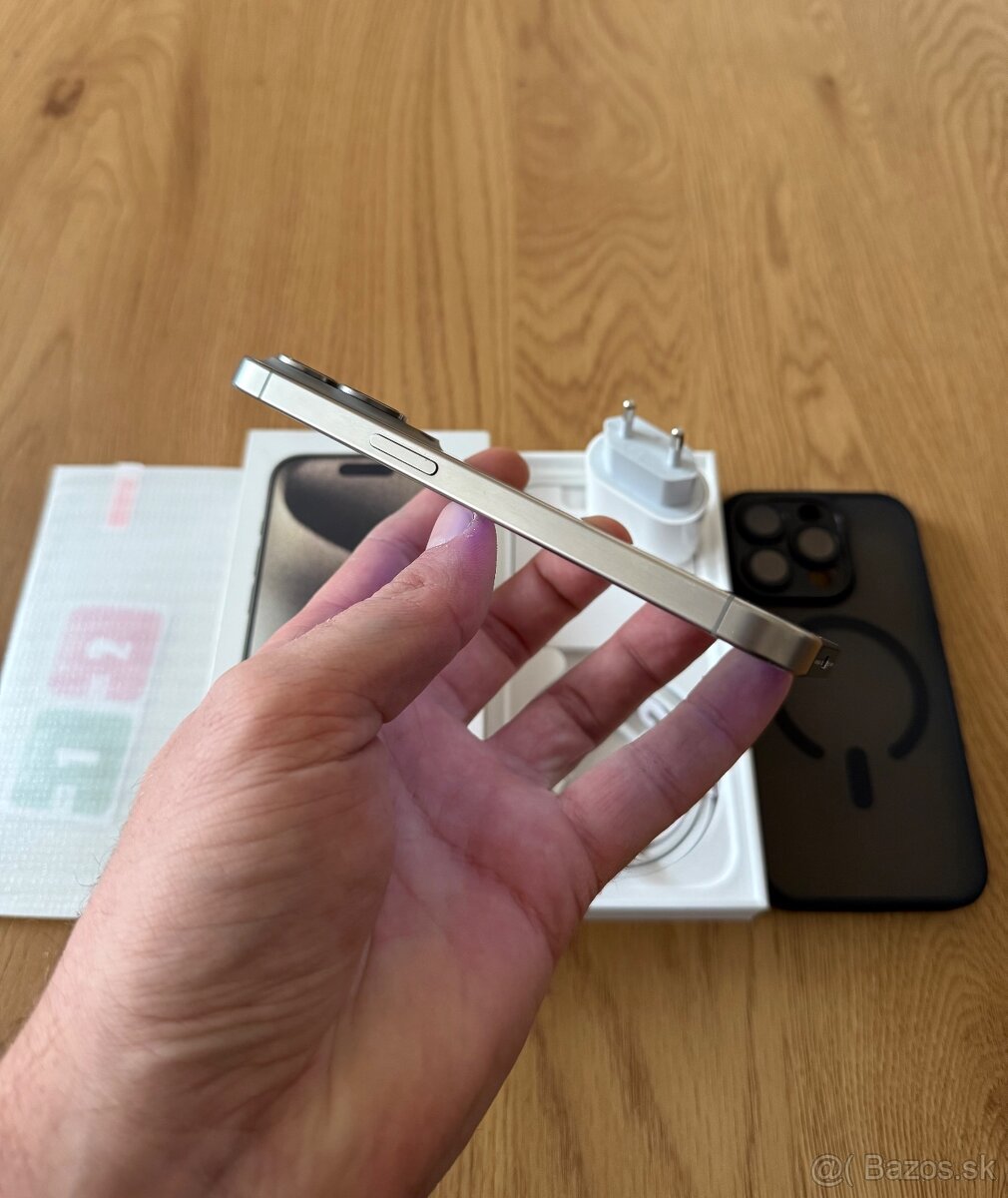 iPhone 15 Pro 256 gb Natural Titanium v záruke - 6