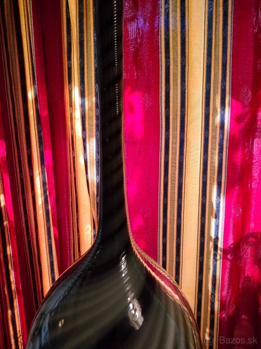 Vysoká umelecká váza České dvojfarebne viacvrstvove sklo - 6