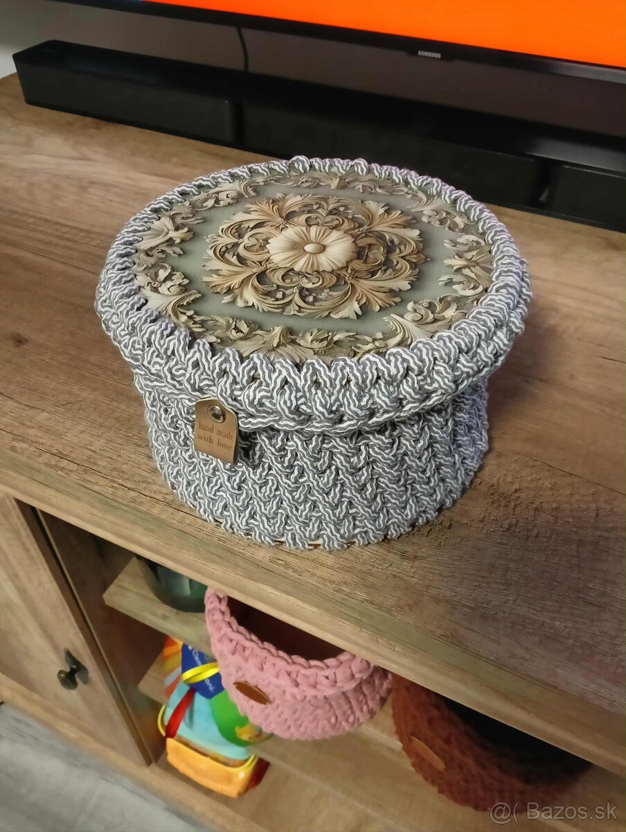 Svietniky, Háčkované deky + košíky, Nechtiková mast - 6