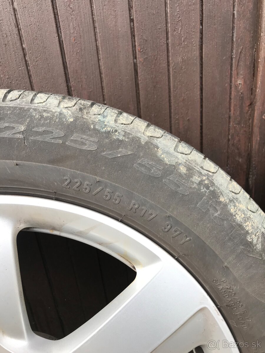 Predám elektrony 5 x 112 r 17 + letné pneumatiky zn. Pirelli - 6