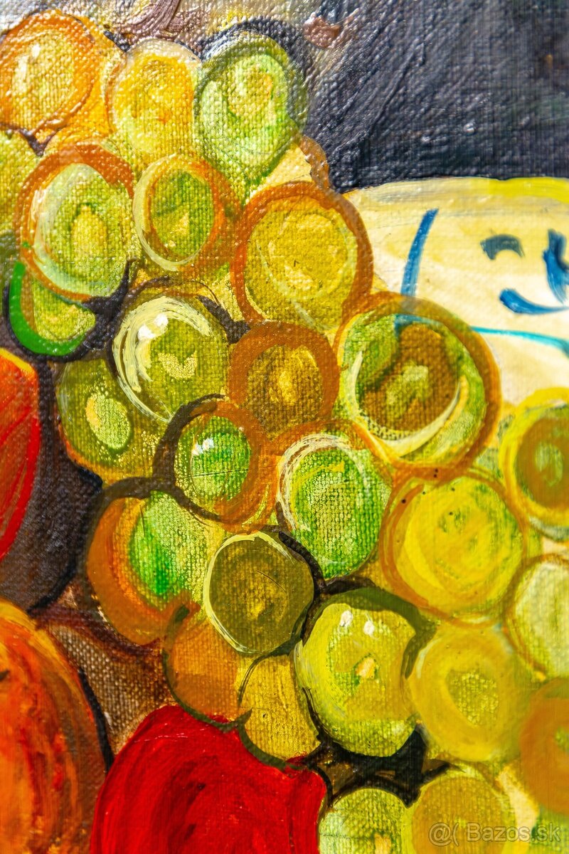 Zátišie II. , G.Siczawiňski, olej na plátne, 830 × 760 mm - 6