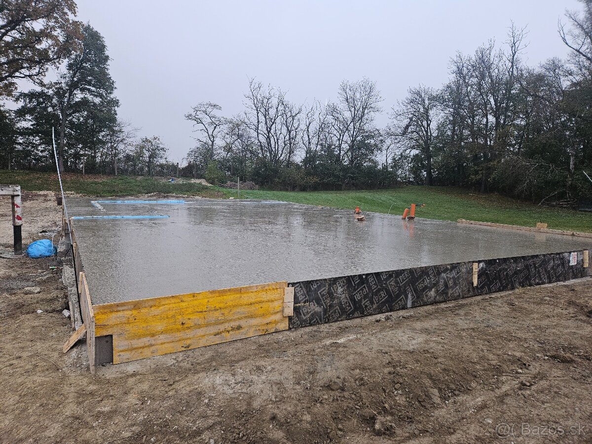 Základy,základové dosky BA,SC,PK a okolie - 6