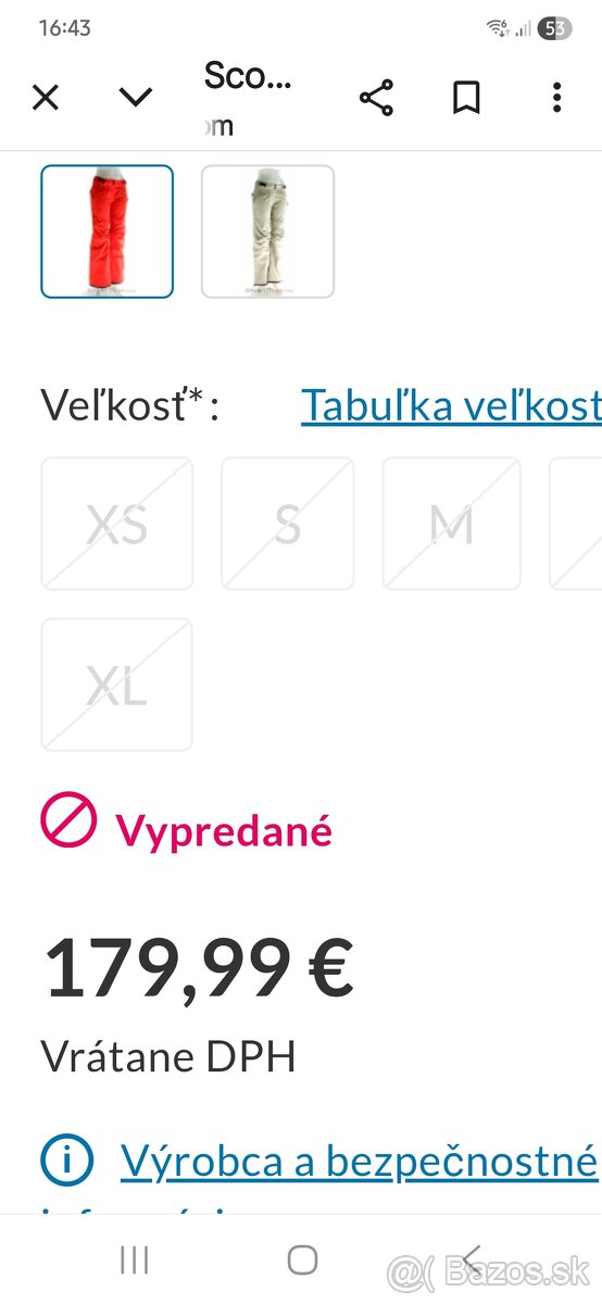 Lyžiarske nohavice SCOTT - 6