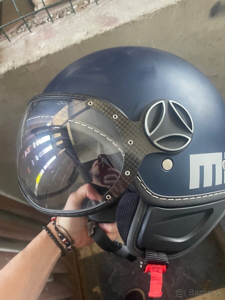 Moto prilba Momo, veľkosť : L, veľmi zachovalá - 6