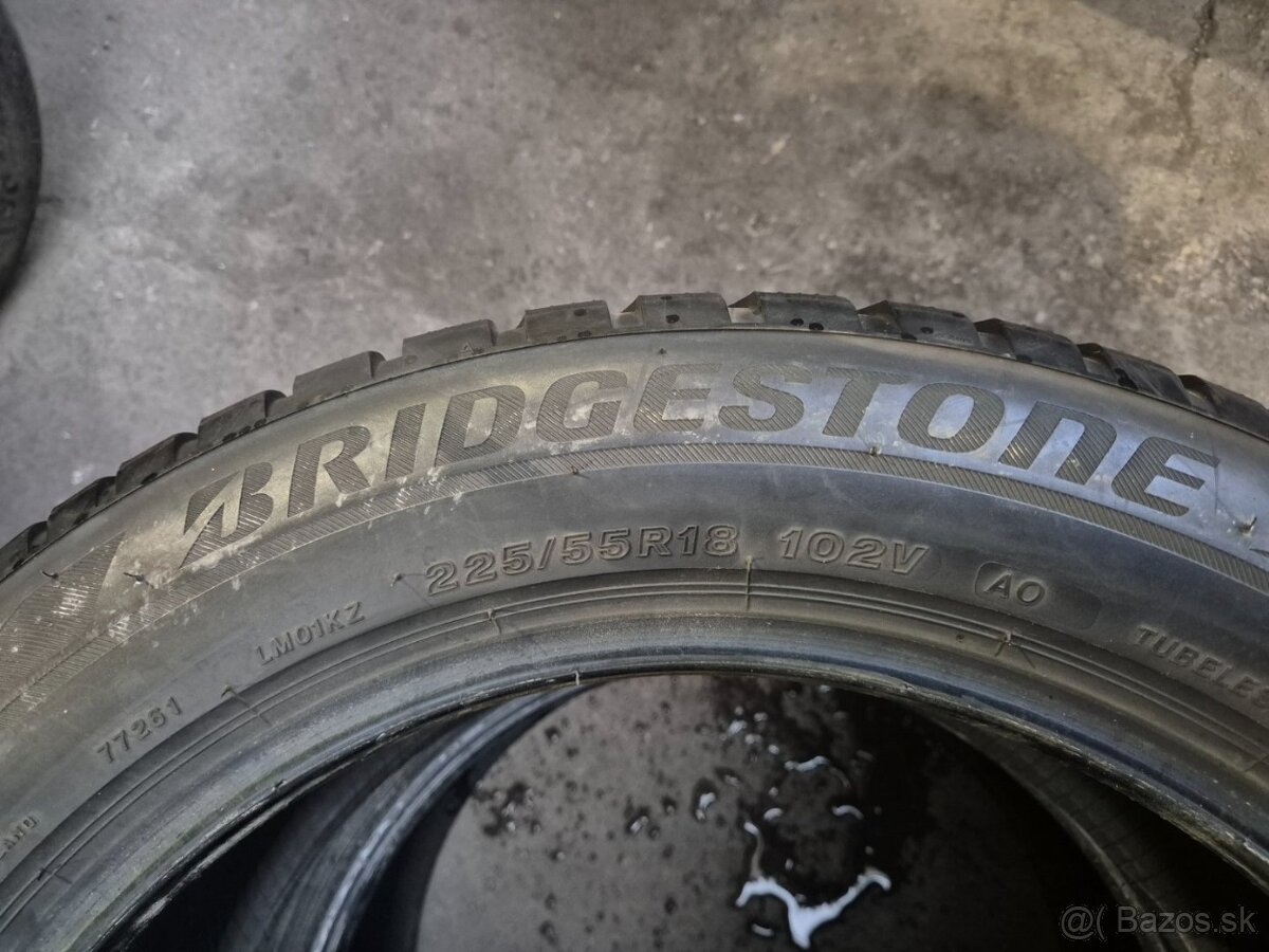 225/55 r18 zimné 2 ks BRIDGESTONE dezén 5,6 mm DOT2020 - 6