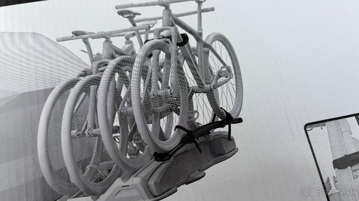 Thule VeloSpace 3 s adaptérom na 4 bicykel - 6
