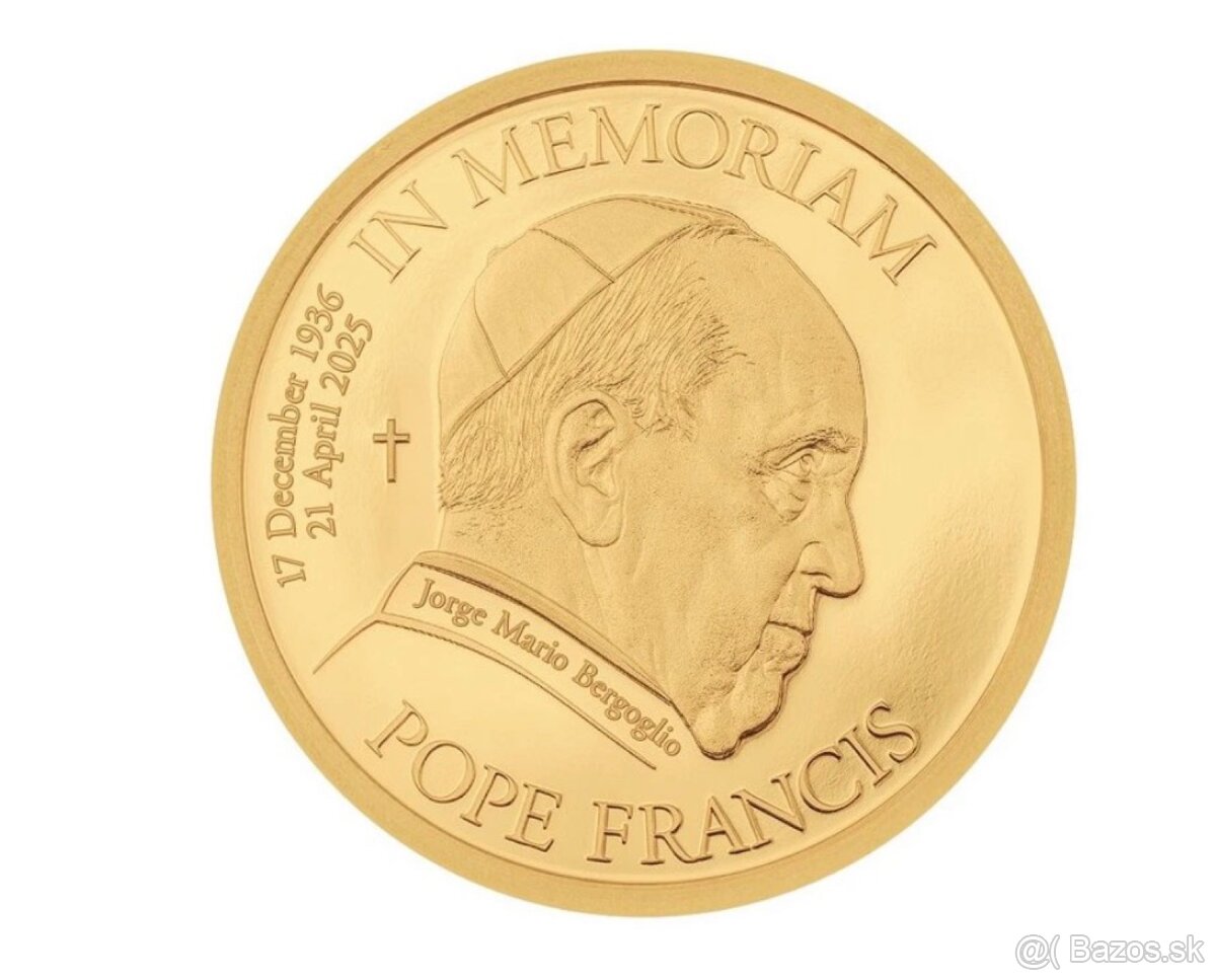 Zlatá minca Pápež Frantíšek - 6