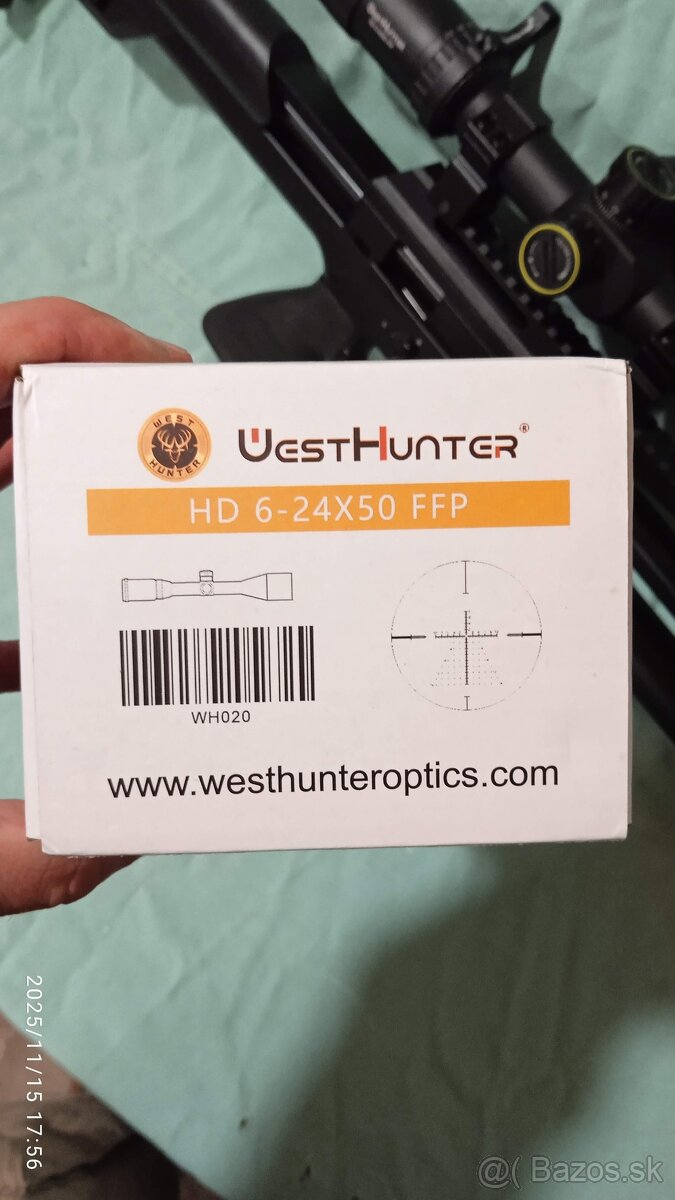 Predám PCP vzduchovku Snowpeak M60, kaliber 6.35 mm - 6