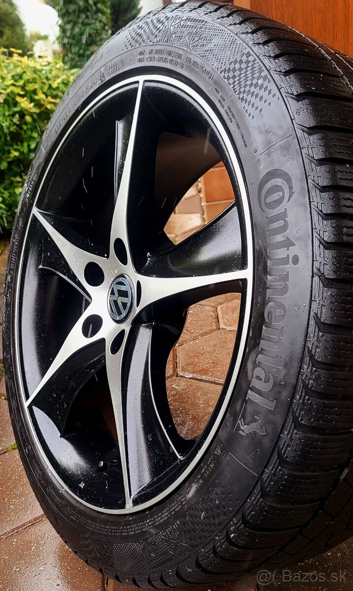 alu R18 5x112, zimné pneu 235/45, VW Passat, Škoda Superb - 6
