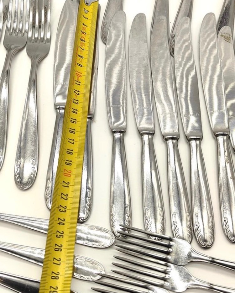 Predám postriebrený príborový set Abert – 58 ks - 6