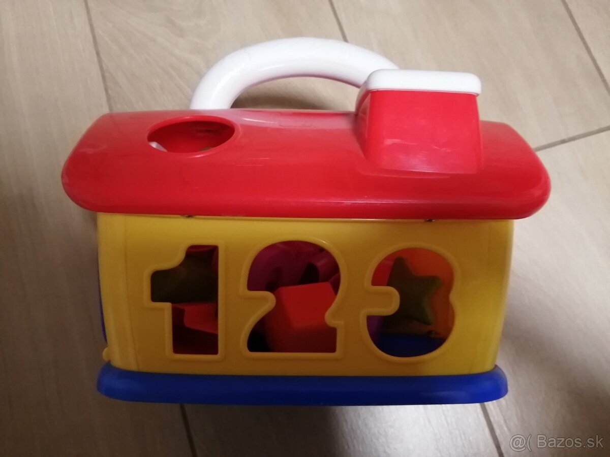 Vkladačka Tupperware a domček čísla tvary písmená - 6