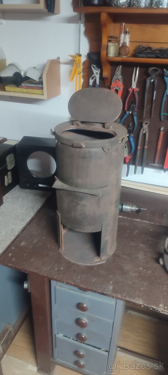 Wehrmacht zákopová piecka Bunkerhofen - 6