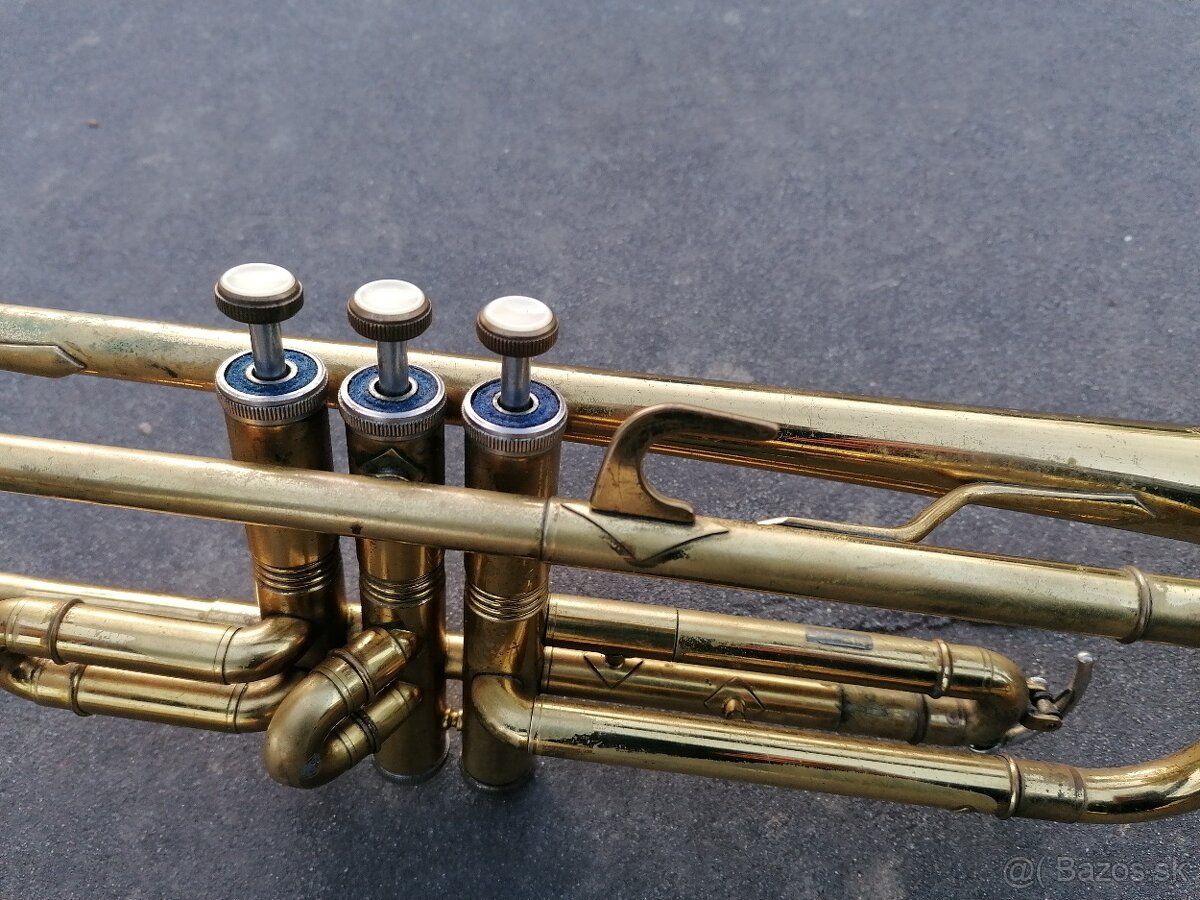 Predám starožitná trubka Cor ton - 6