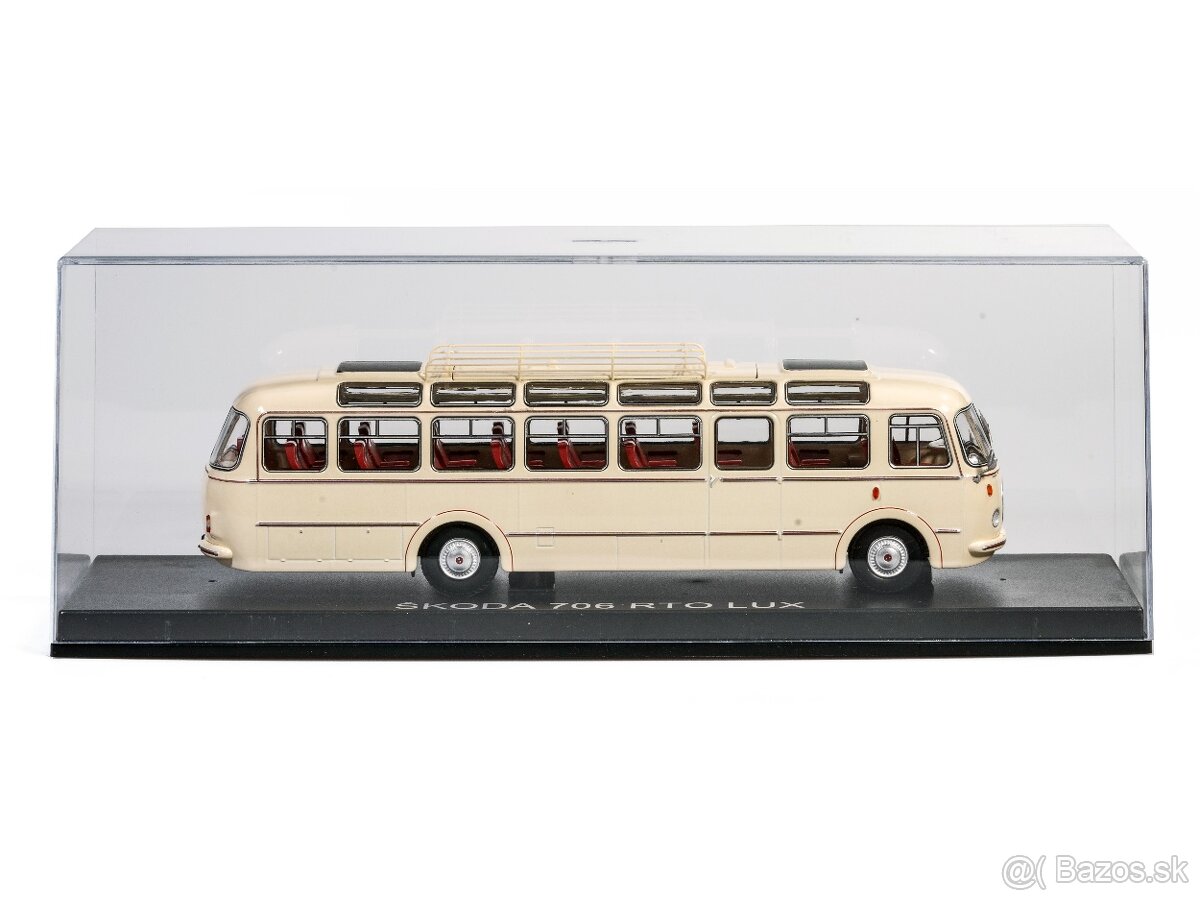 Kovový model autobusu Škoda 706 RTO Lux v mierke 1:43 - 6
