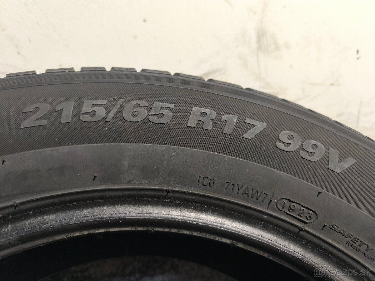 215/65 R17 Zimné pneumatiky Kumho Wintercraft 2 kusy - 6
