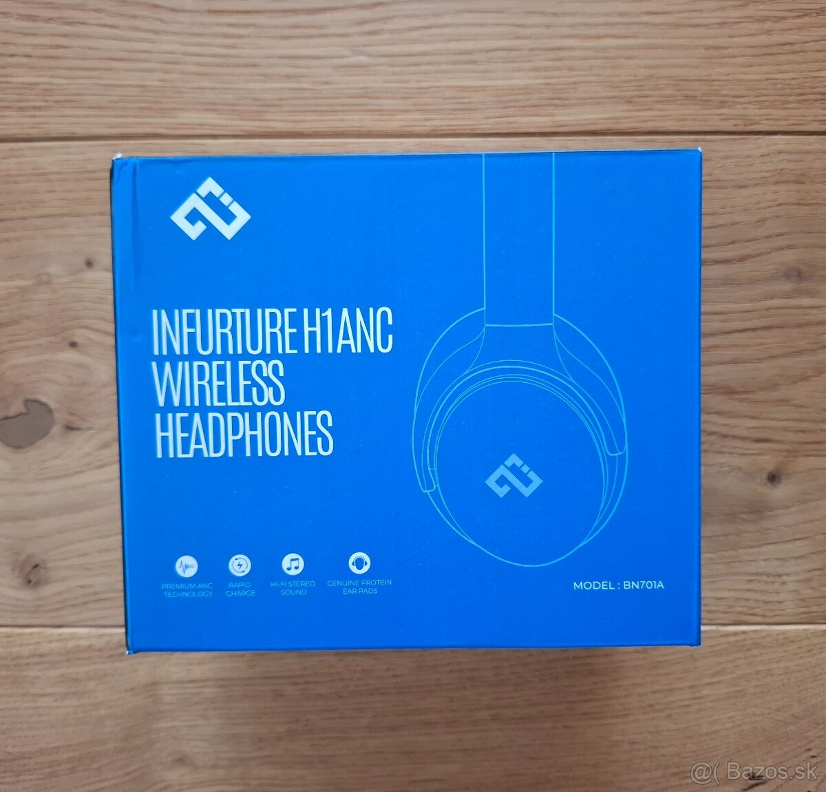 Bezdrôtové slúchadlá INFURTURE H1 ANC - 6