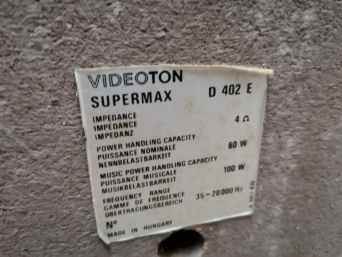 REPROBOXY VIDEOTON SUPERMAX D402 BEZ REPRO - 6