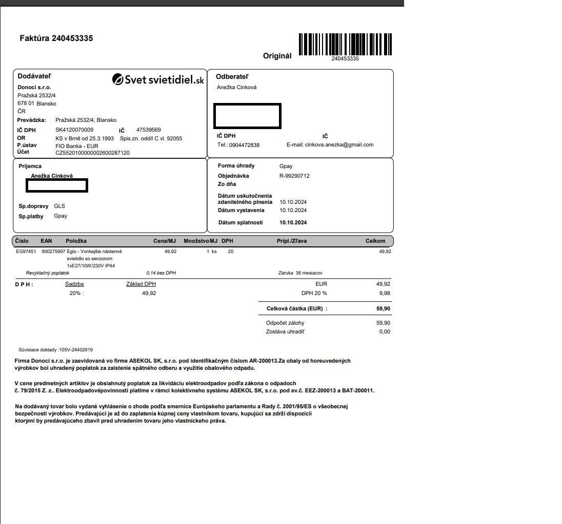 Vonkajšie nástenné svietidlo - 6