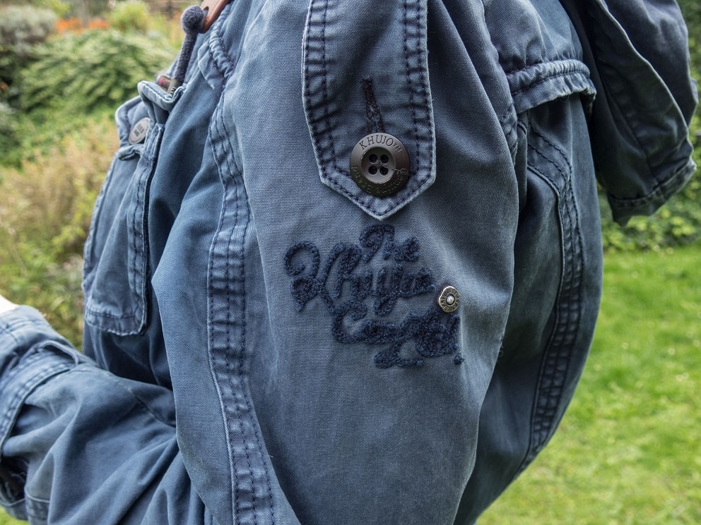 Prechodný modrý kabátik - 6