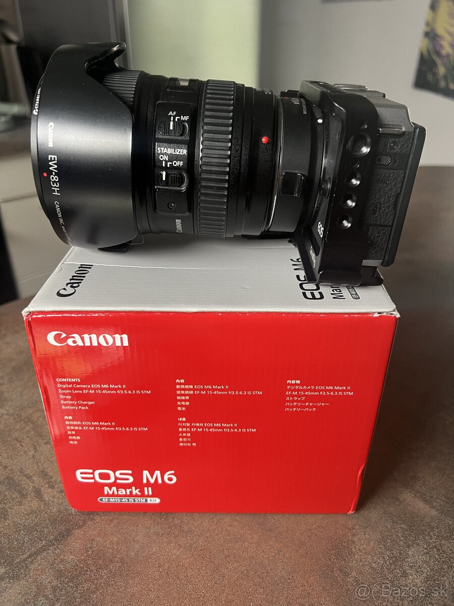 Canon EOS M6 Mark II - Výhodný set - 6