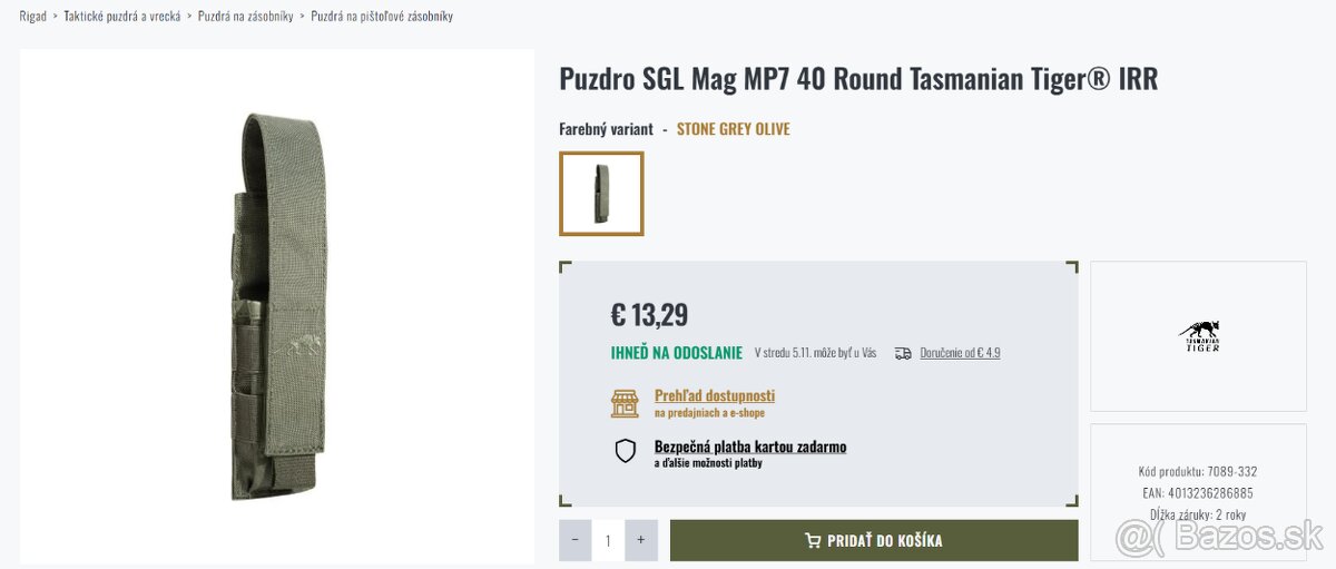 Airsoft mp7 + 5 zasobníkov + doplnky - 6